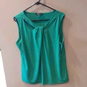 PRICE FIRM-Nine west teal career top